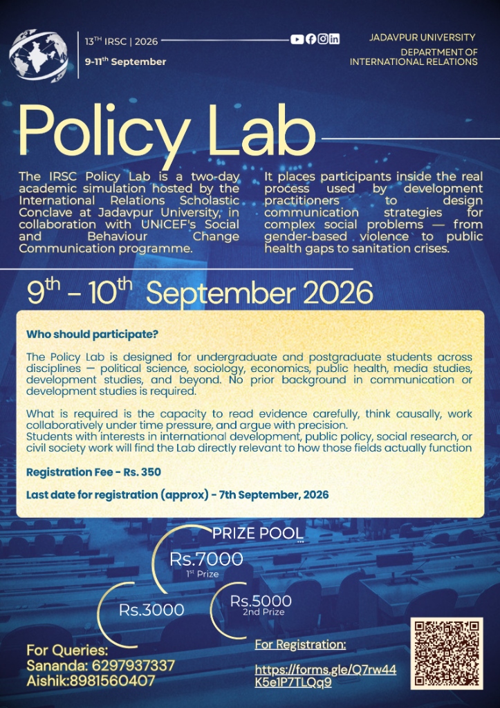 Policy Lab Event Poster